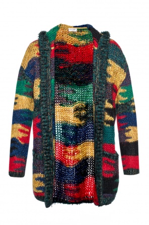 Jacquard-knitted cardigan with pockets, zdjęcie 1 Jacquard-knitted cardigan with pockets od Saint Laurent